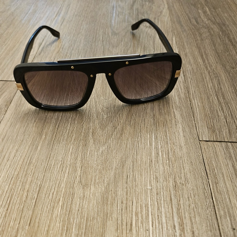 Marc Jacobs Black and Gold Sunglasses